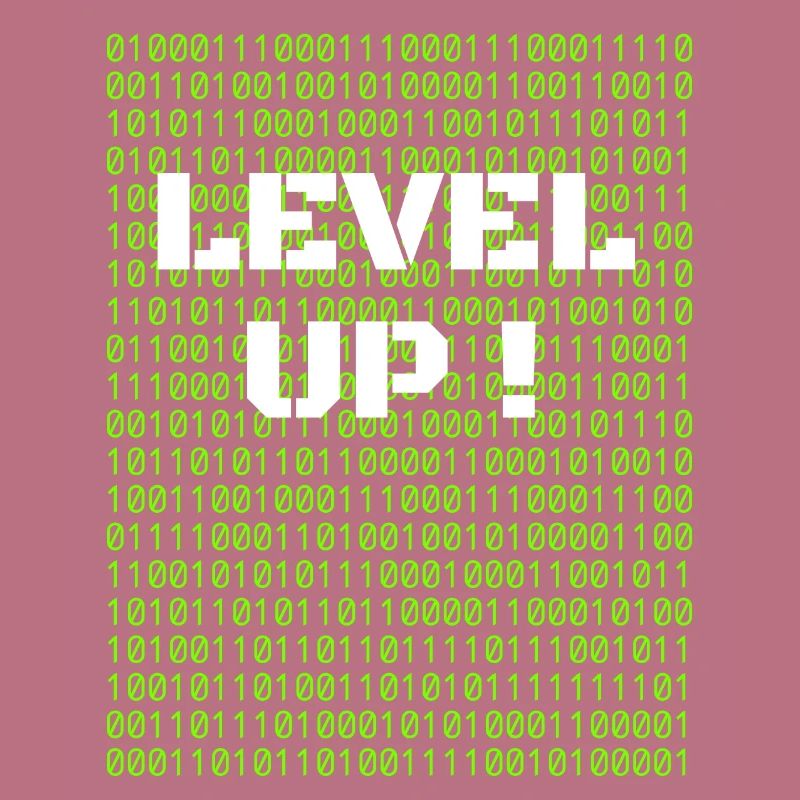 Level up and binary code