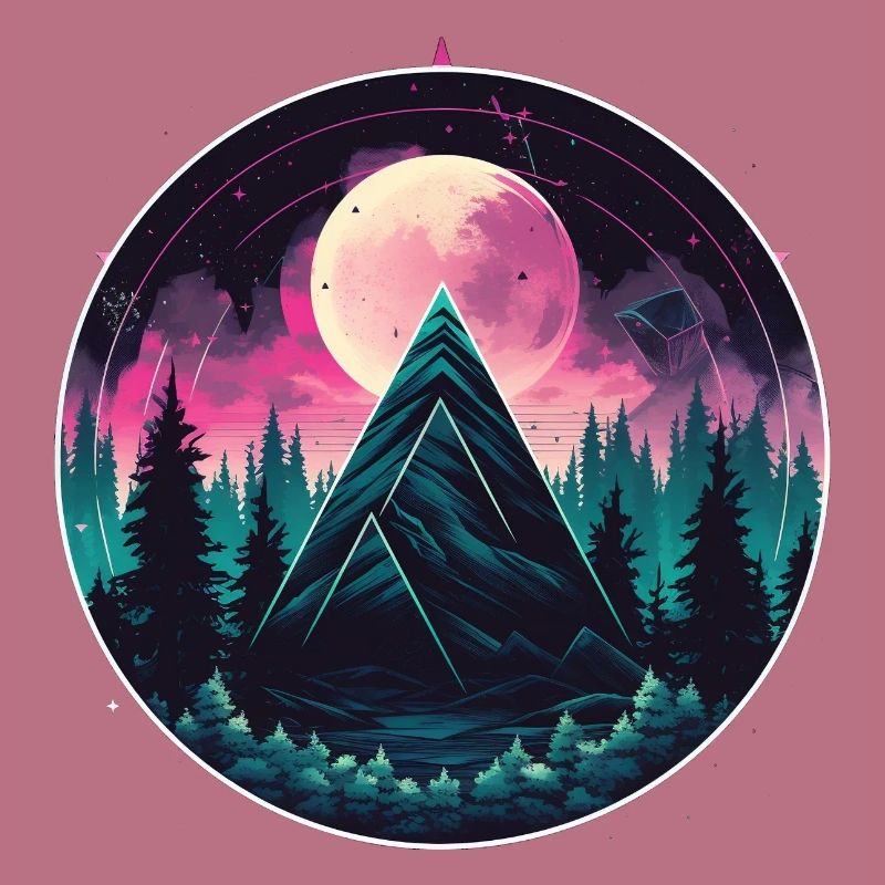 Synthwave Triangles