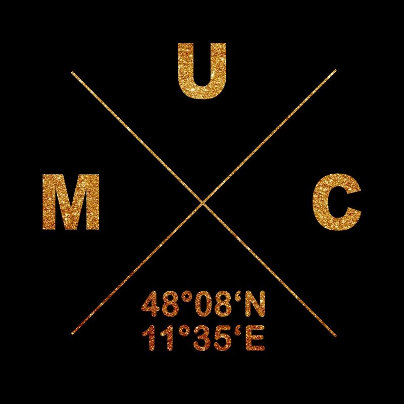 Munich MUC coordinates gift home Bavaria