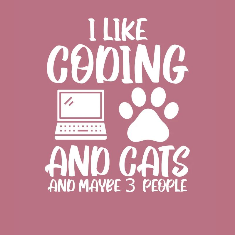 Programmierer Katze Coding Entwickler Informatik