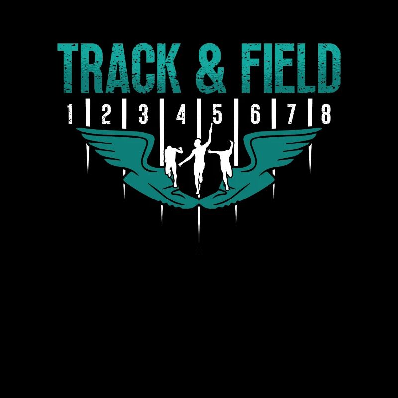 Track And Field Athletic Training Runner Sprinting