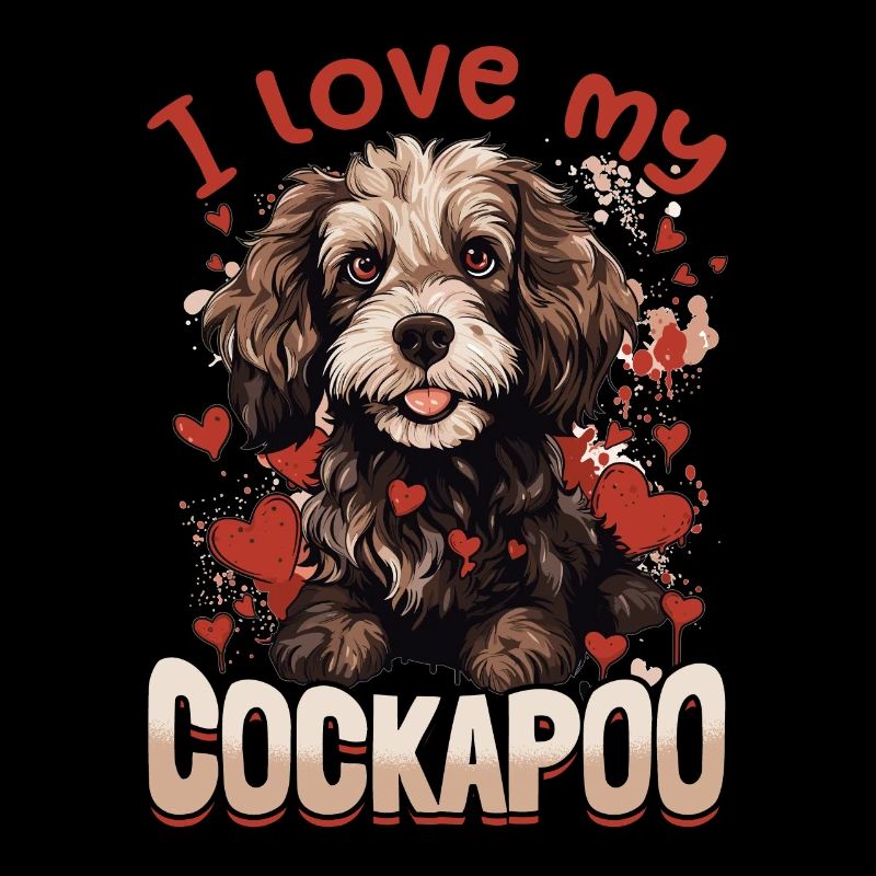 Cockapoo Dog Breed Pet I Love my Cockapoo