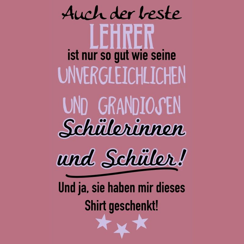 Bester Lehrer Shirt