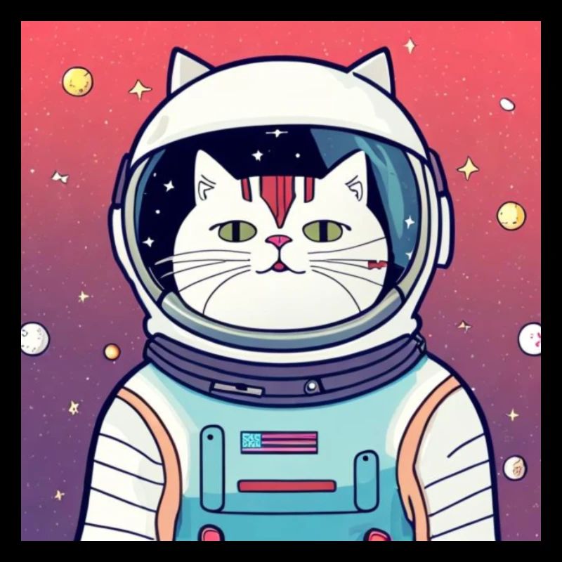 Nugget - Le chat d’aventure spatiale dans Stylish