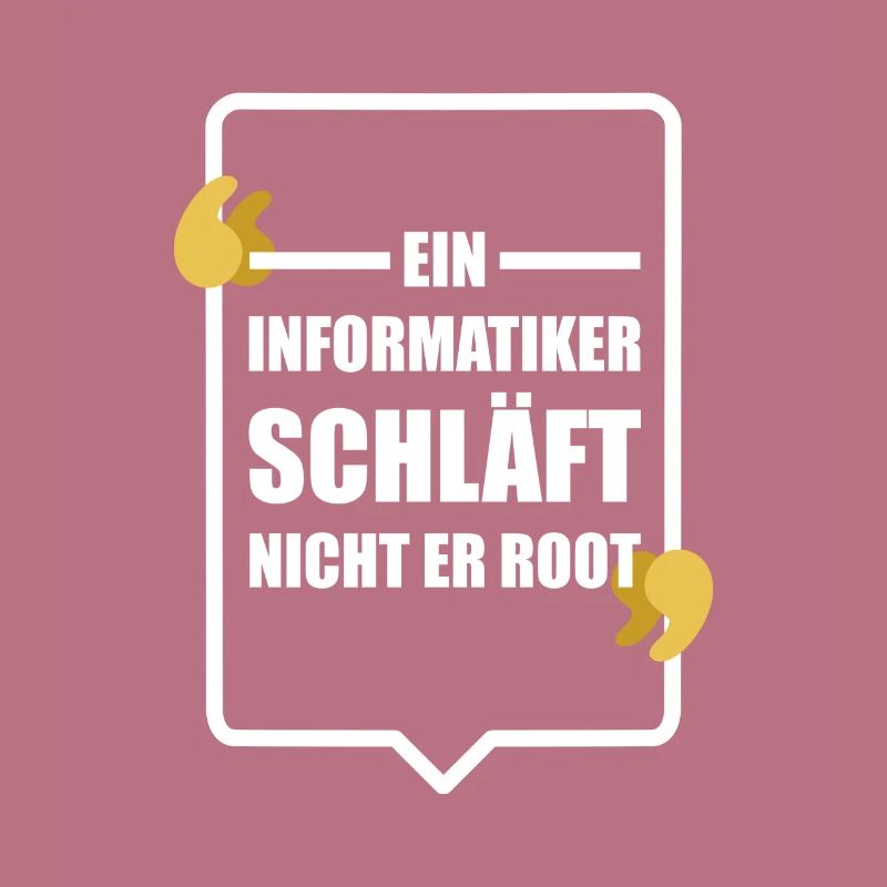 Informatiker Programmierer Admin Nerd Geschenk