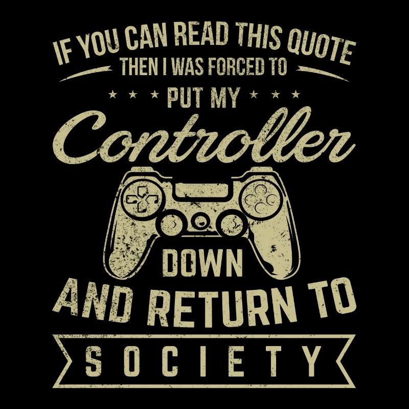 Zocker Geschenk - Gaming Nerd Controller Spiele