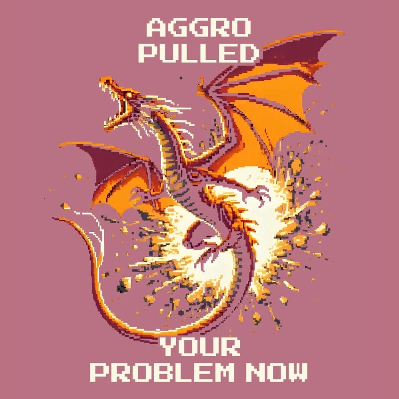 Aggro pulled – your problem | Dragon Pixel Art