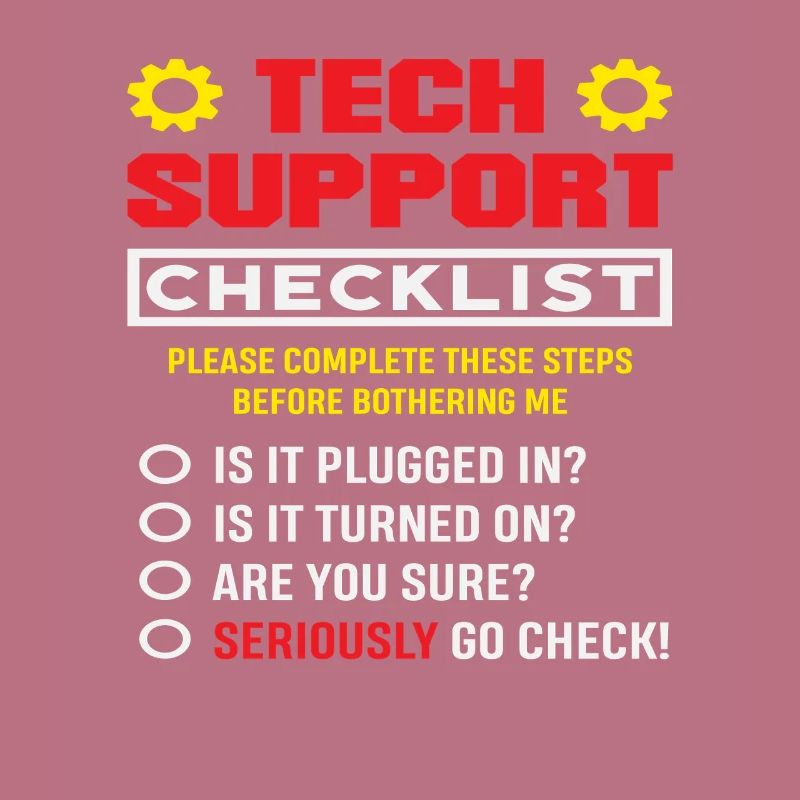 Liste de contrôle du support technique Plugin Admin IT