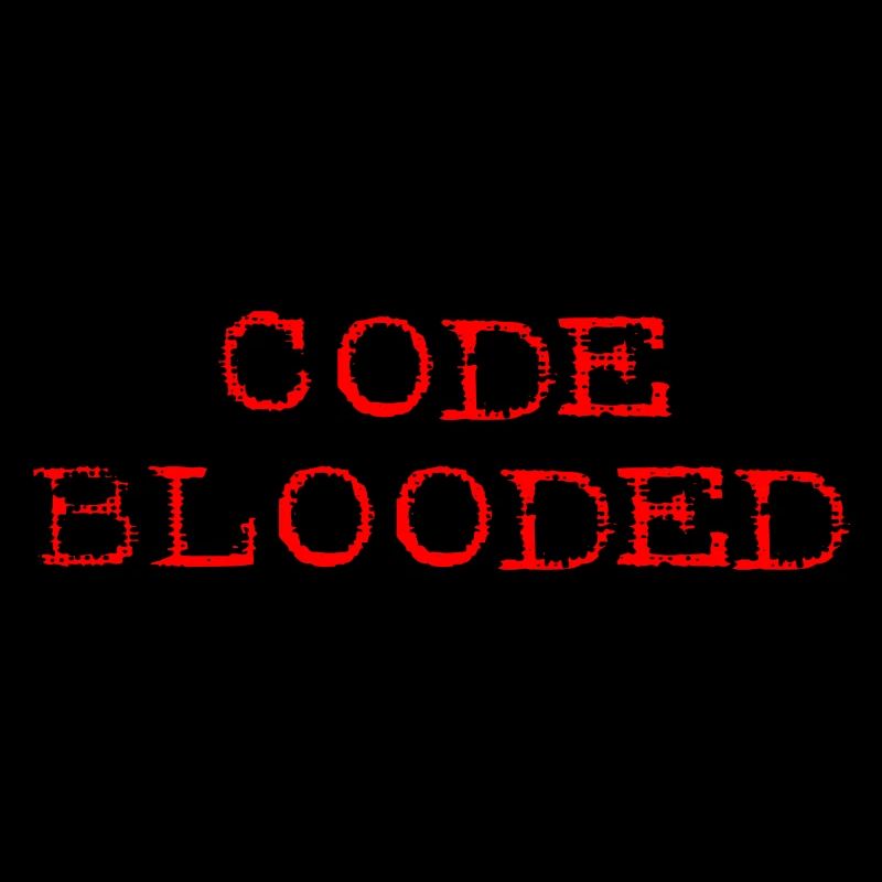 Code Blooded Cooler Programmierer-Codierer Code-Blooded