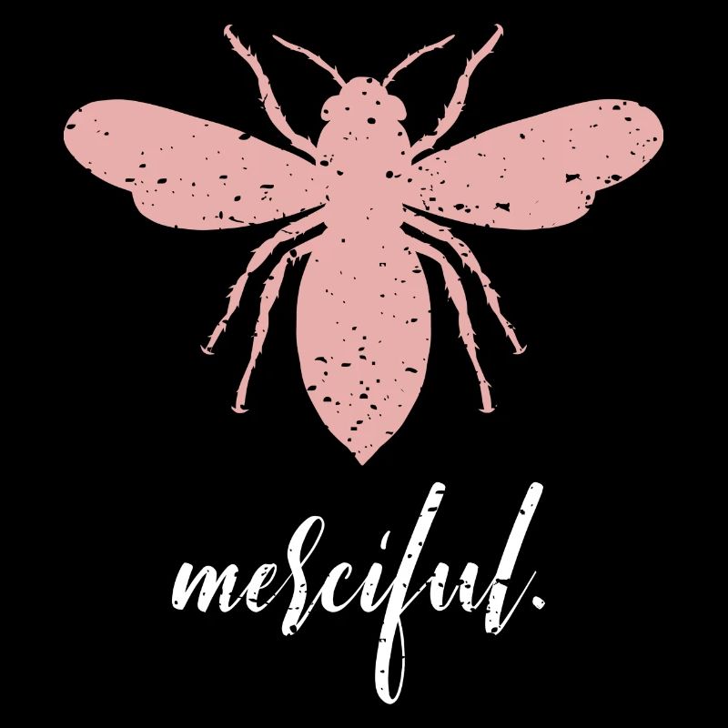 Rosa Bee Merciful Biene Be Merciful
