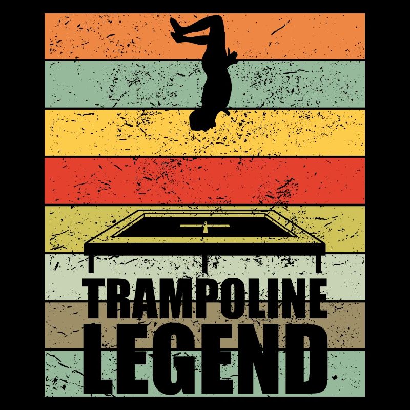 Trampoline Legend Trampolin Sprung Retro Geschenk