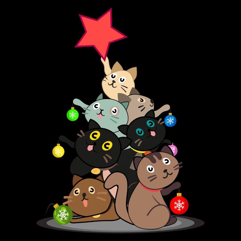 Weihnachten Katze Katzen Geschenkidee Geschenk