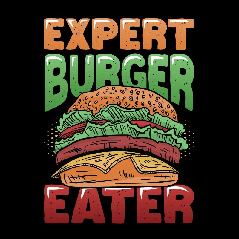 Expert Burger Eater Cheeseburger