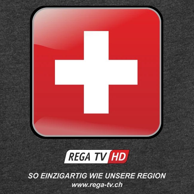 REGA-TV: Switzerland, weisse Schrift