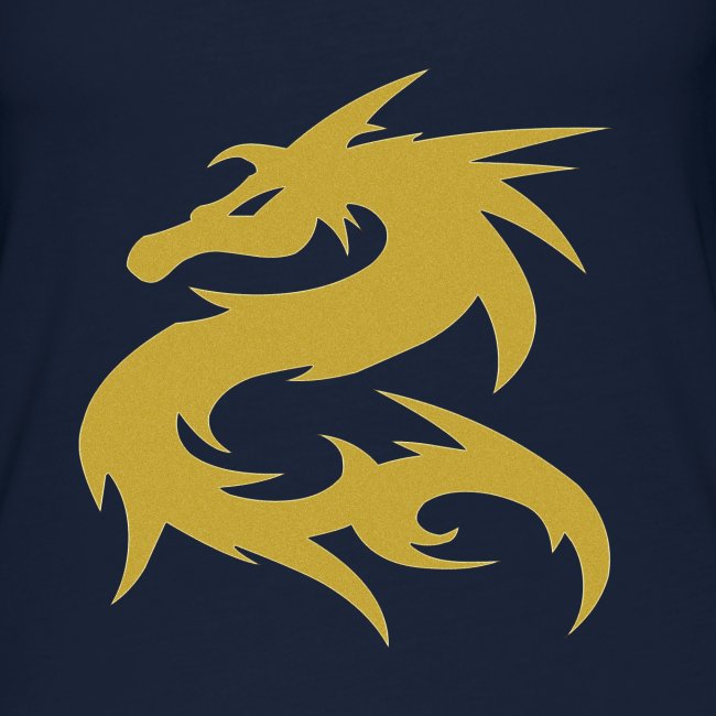 Dragon color de oro