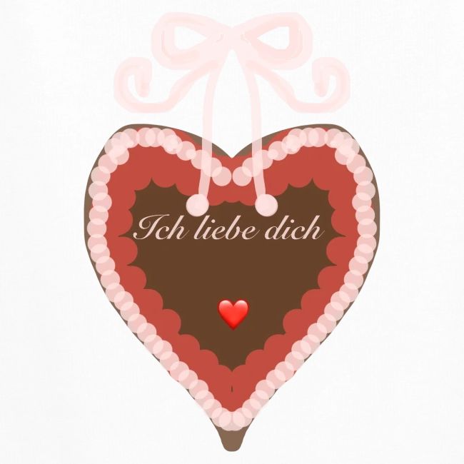 Lebkuchenherz ich liebe dich