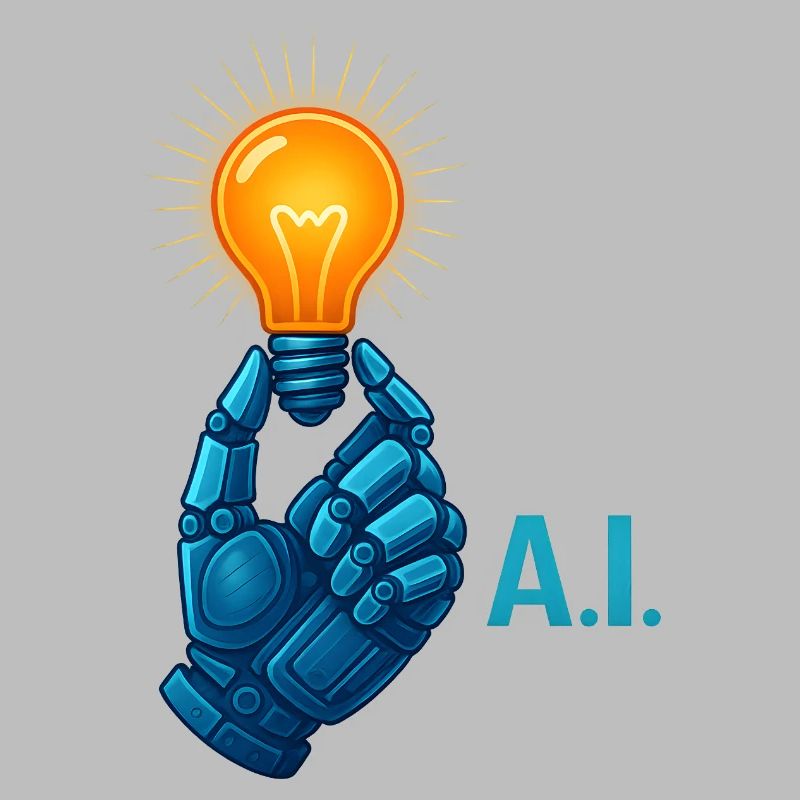 ai Tech Statement mit coolem Vibe funny
