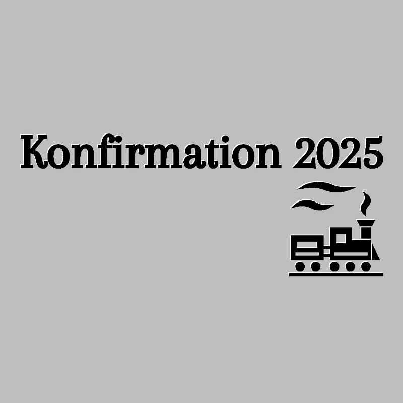 Konfirmation 2025 losfahrender Zug Reise
