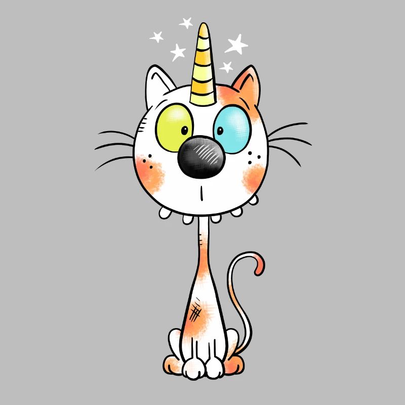 Mignon chat comique