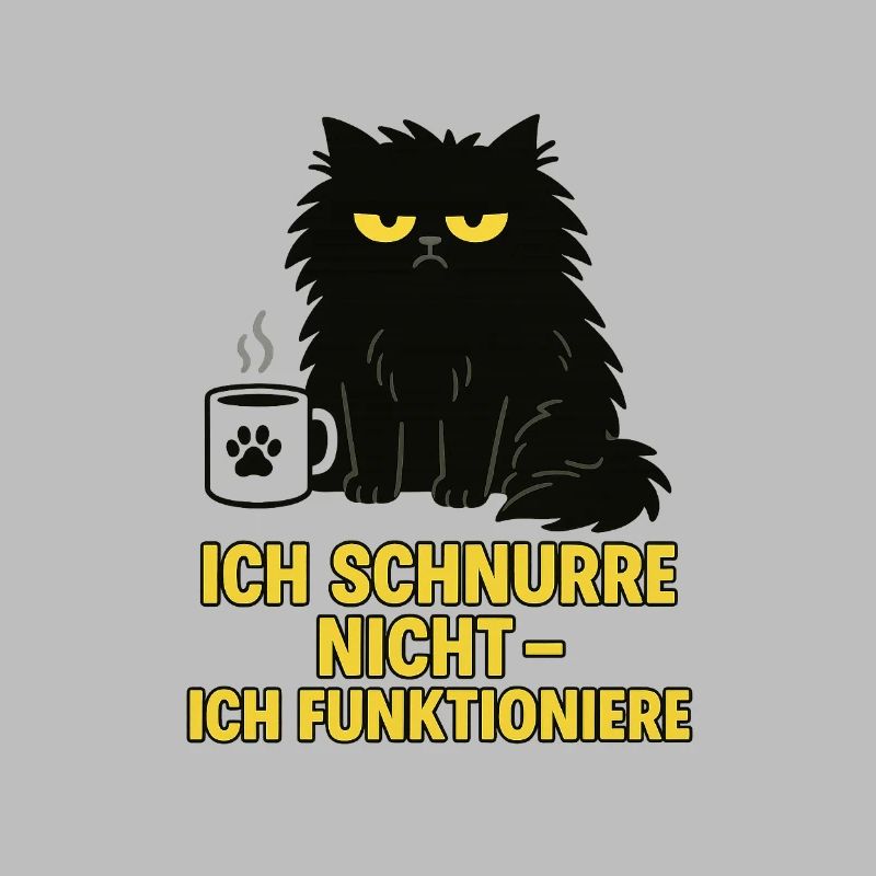 I don't purr – I function (cat)