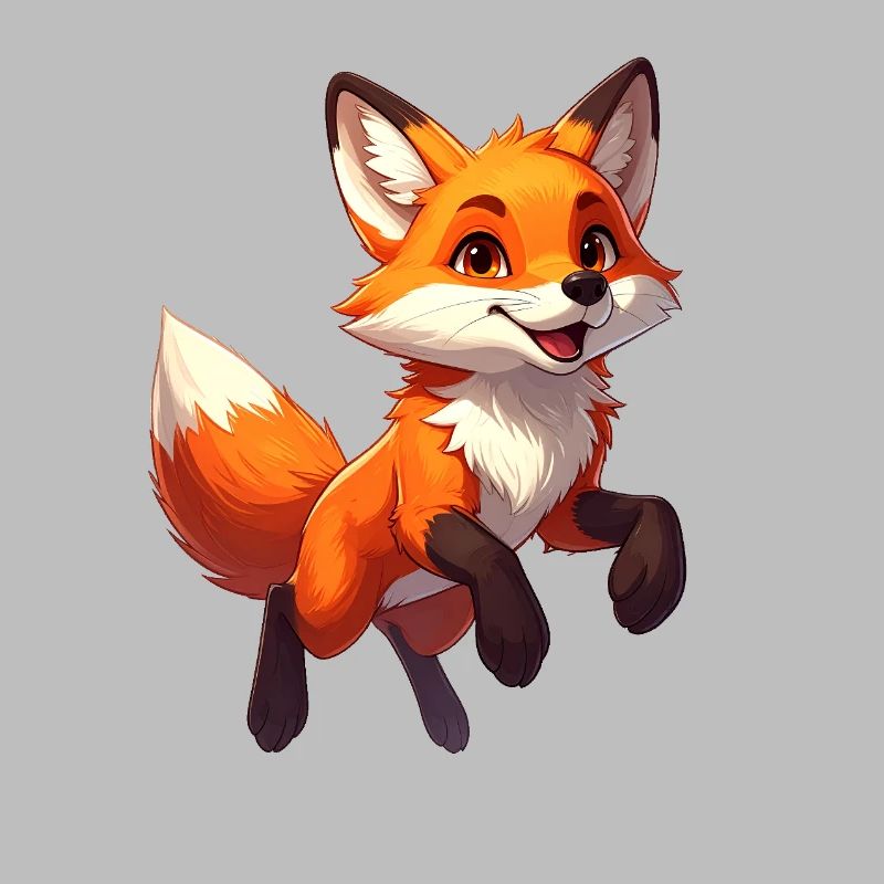 Springender Fuchs