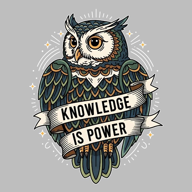 Knowledge Is Power Eule