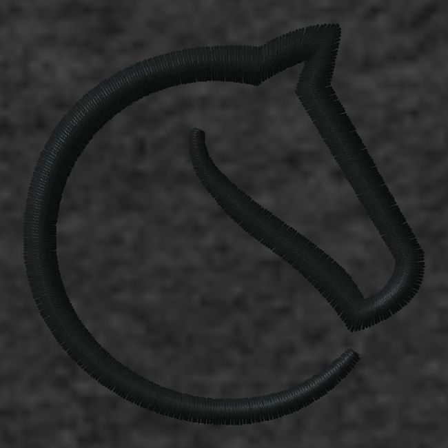 black lichess logo