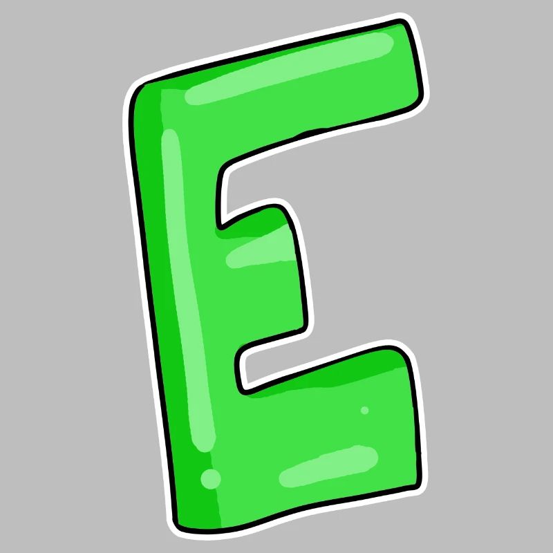 Letter E Initial point