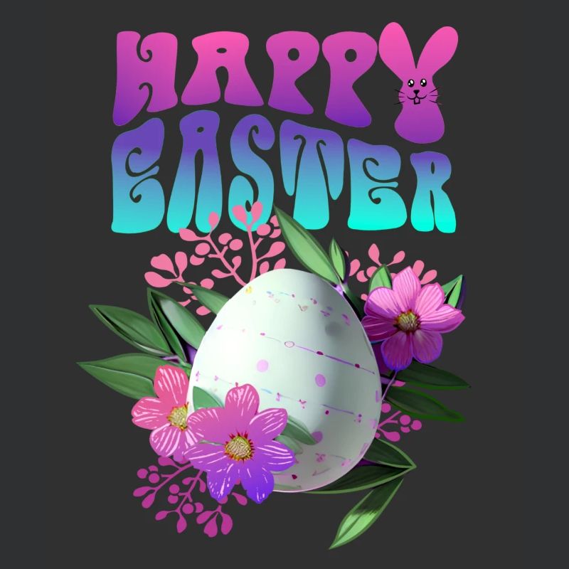 Joyeux Easter Easter Egg Floral