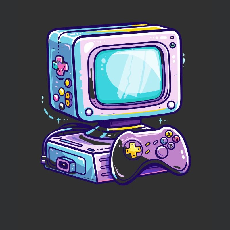 Gaming PC Comic Stil
