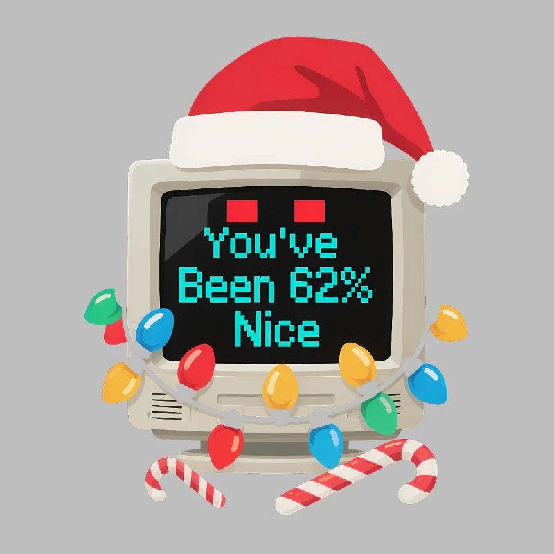 Computer Weihnachten KI Sarkastisch Tech Geschenk