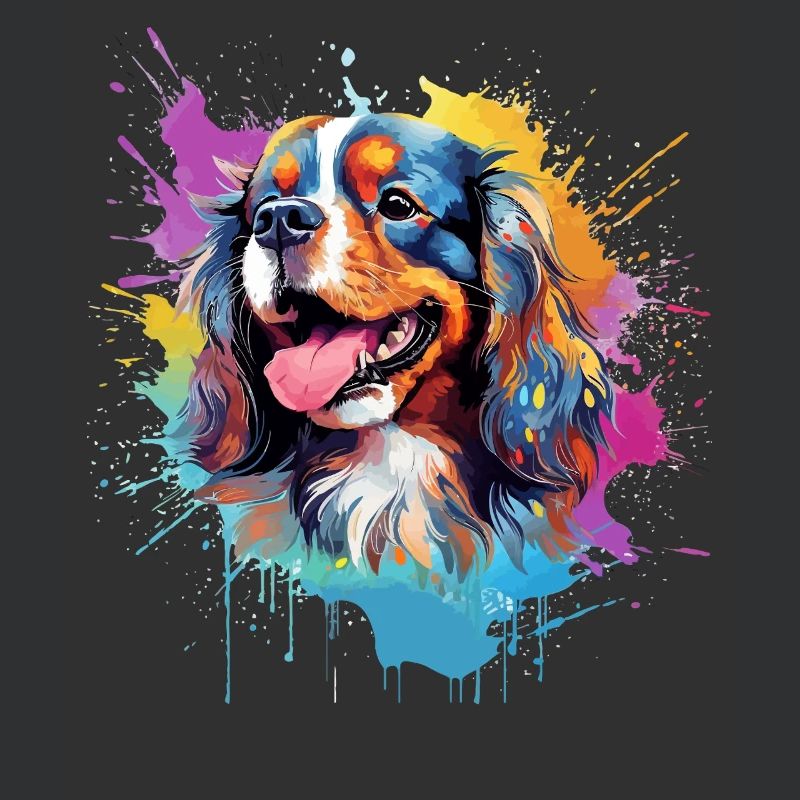 Couleur éclaboussure du Cavalier King Charles Spaniel