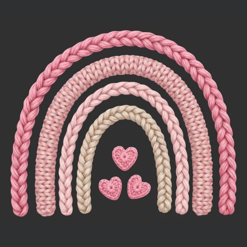 Rainbow Pink Knitting Pattern
