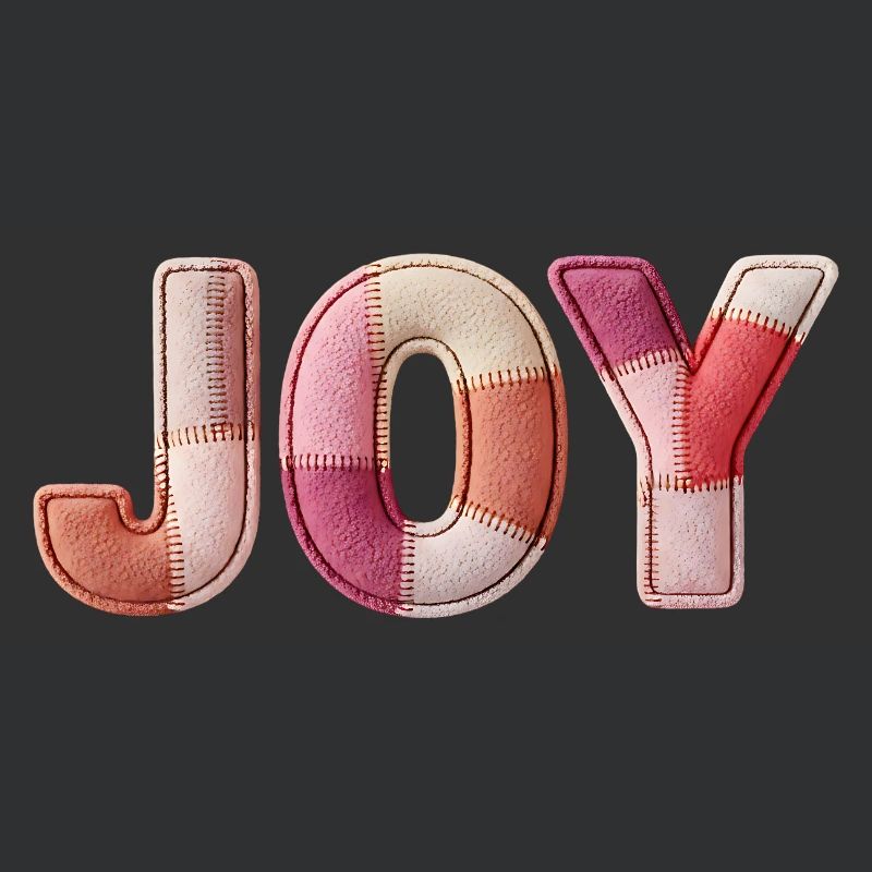 Joy Freude Patchwork Geschenk Frauen