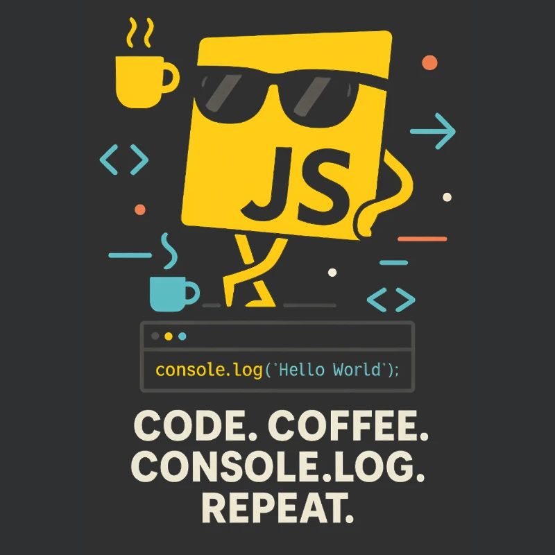 Code Coffee Console.log Repeat JavaScript Program