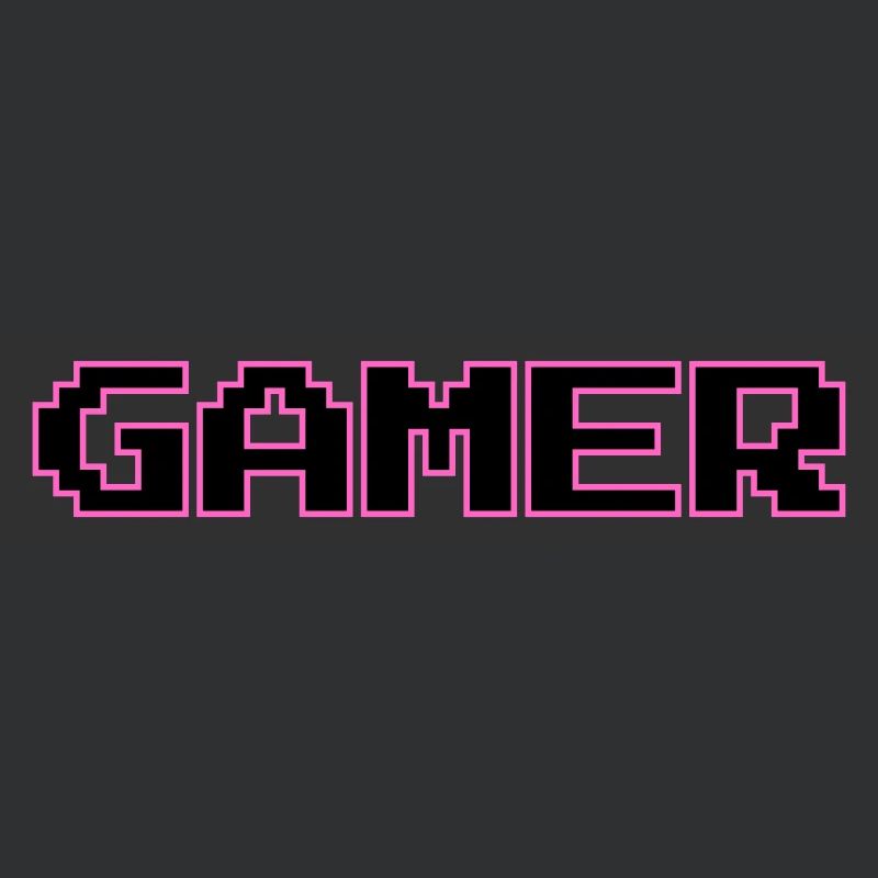 Retro Gamer Pixel Text