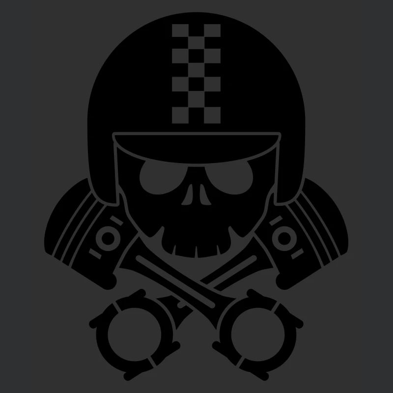 schädel helm kolben