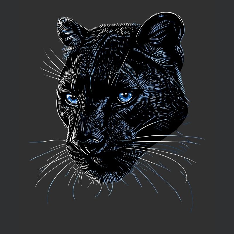 Panthère Léopard Grand Chat Mignon Gros Chat Panter