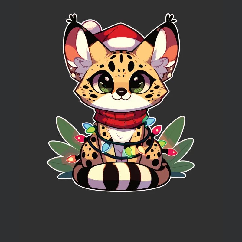 Fées de Noël Chat de Serval