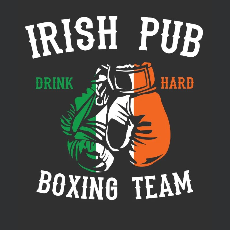 Irisches Pub-Boxteam