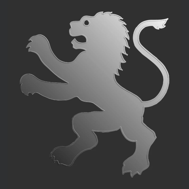 Lion embossed | Wappentier