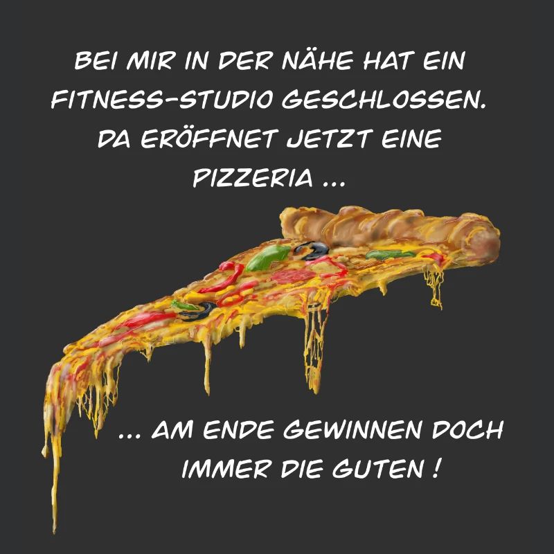 Fitness Studio oder Pizzeria - Pizza gewinnt immer