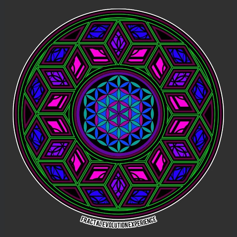Fractal Evolution Experience Kaleidoscope Mandala