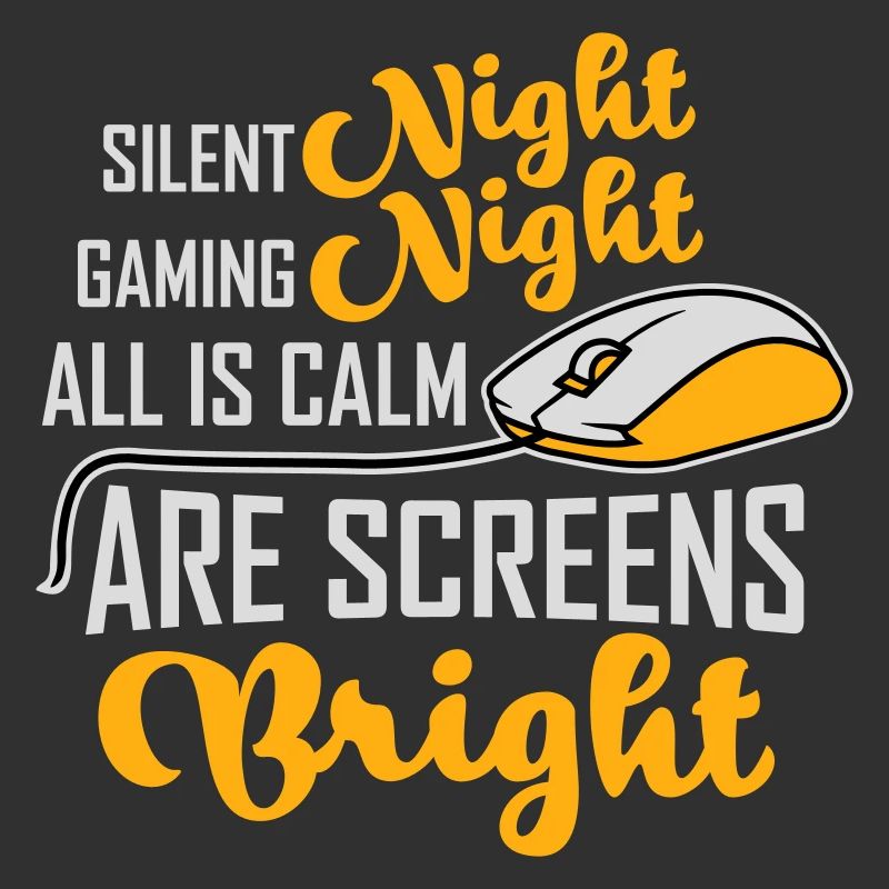 Silent Night Gaming Night All Calm Screens Bright