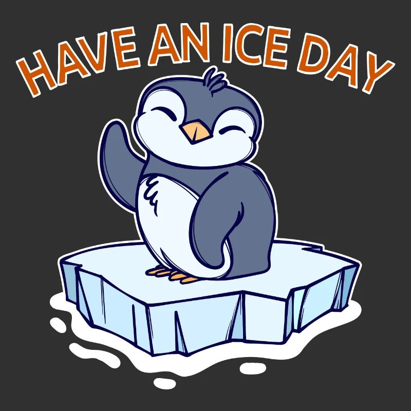Antarctique Ice Cold Penguin Déclaration Oiseau de mer
