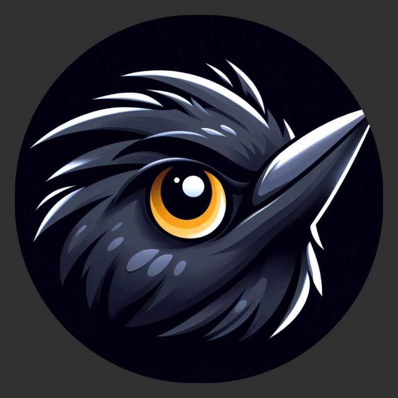 Comic Amsel Vogel