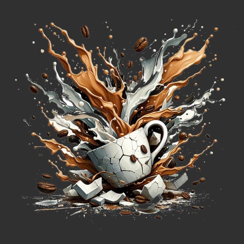 Exploded Coffee - 100 % caféine
