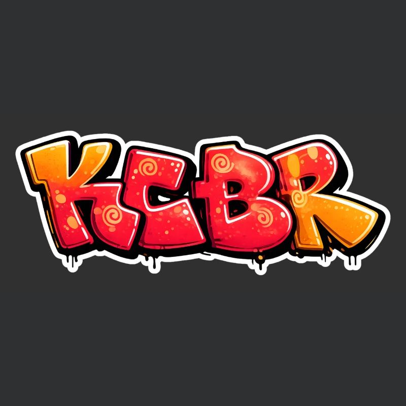 Conception de graffiti Burst KCBR