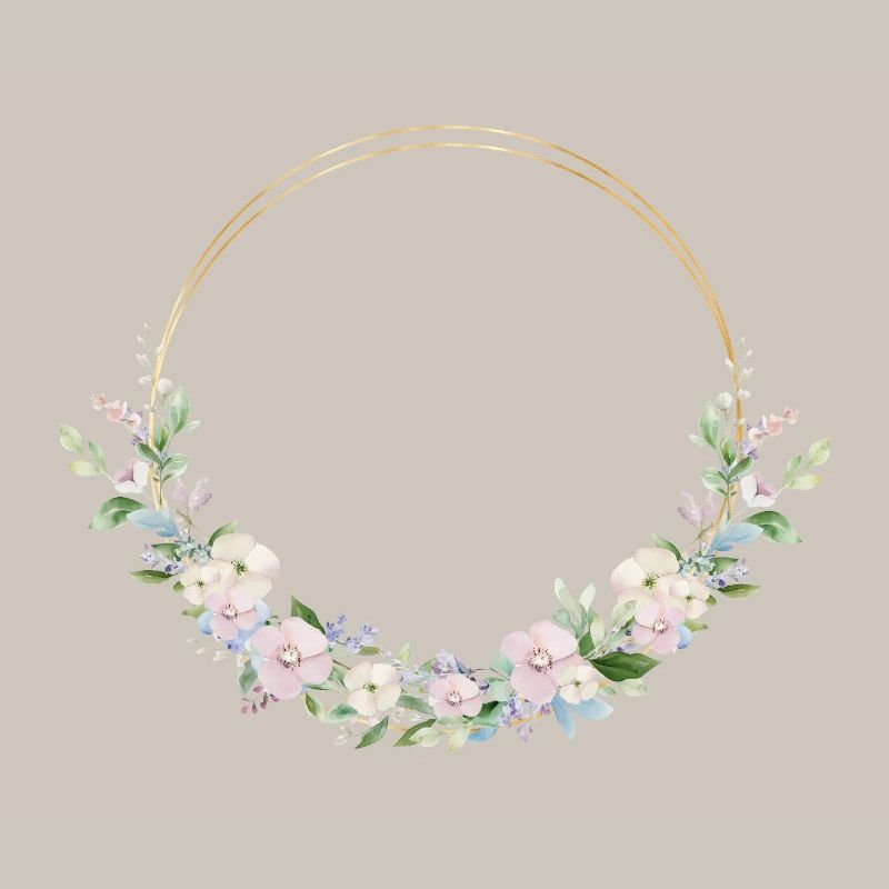 Spring Wreath - Personalizable