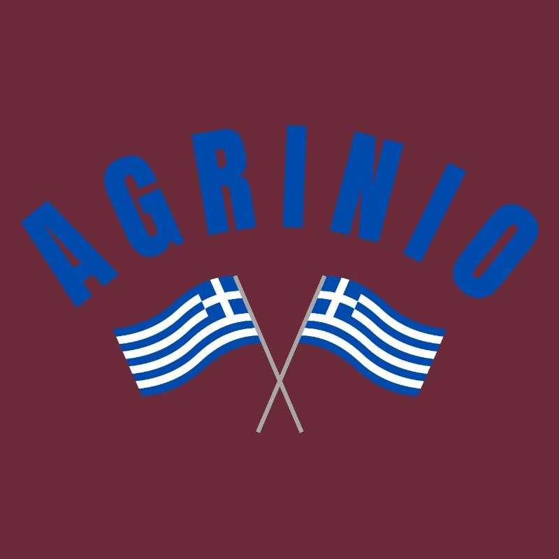 Agrinio en arc avec drapeaux grecs